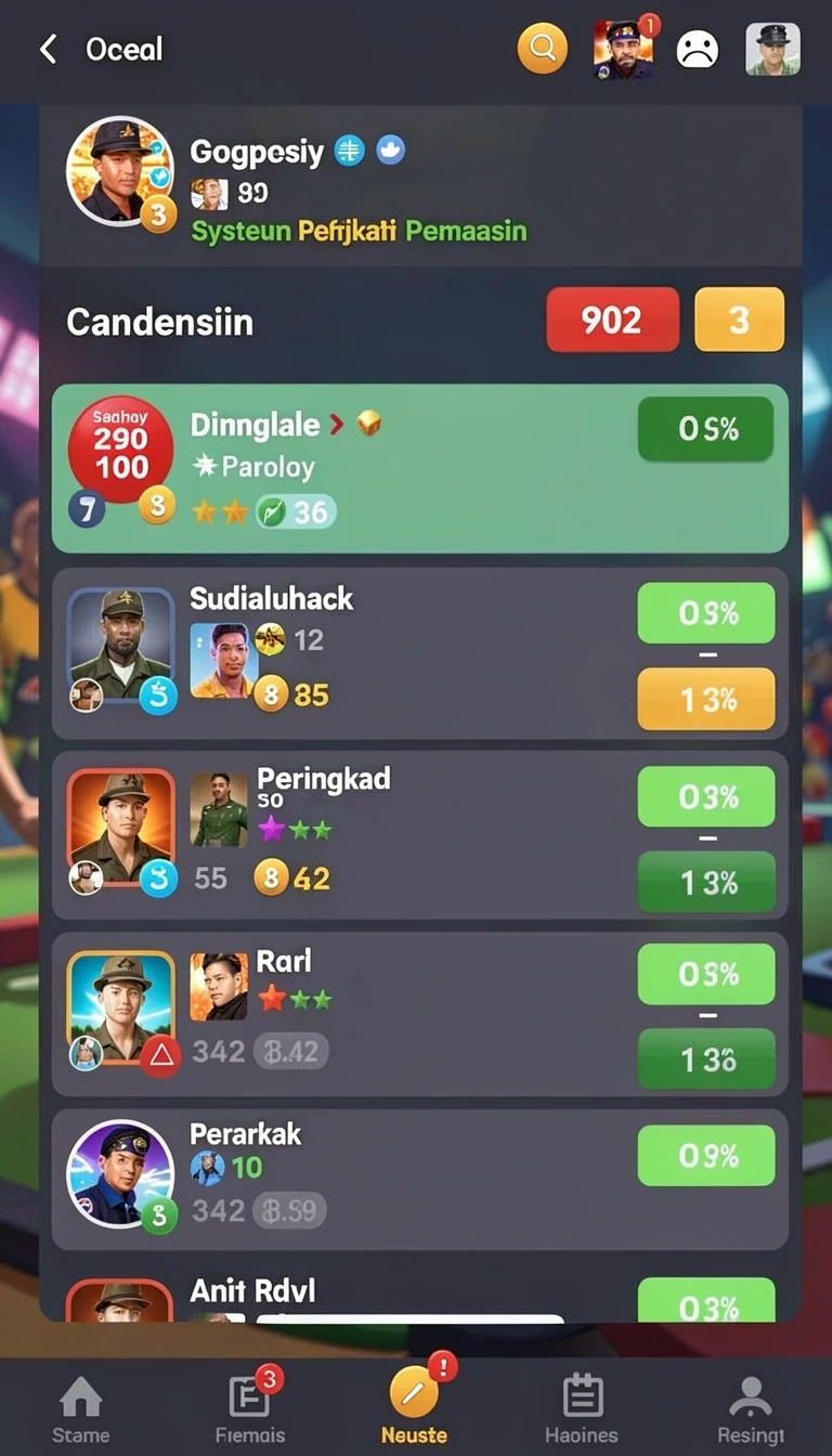 Tampilan utama aplikasi Download afk77 APK untuk Android yang intuitif dan efisien.