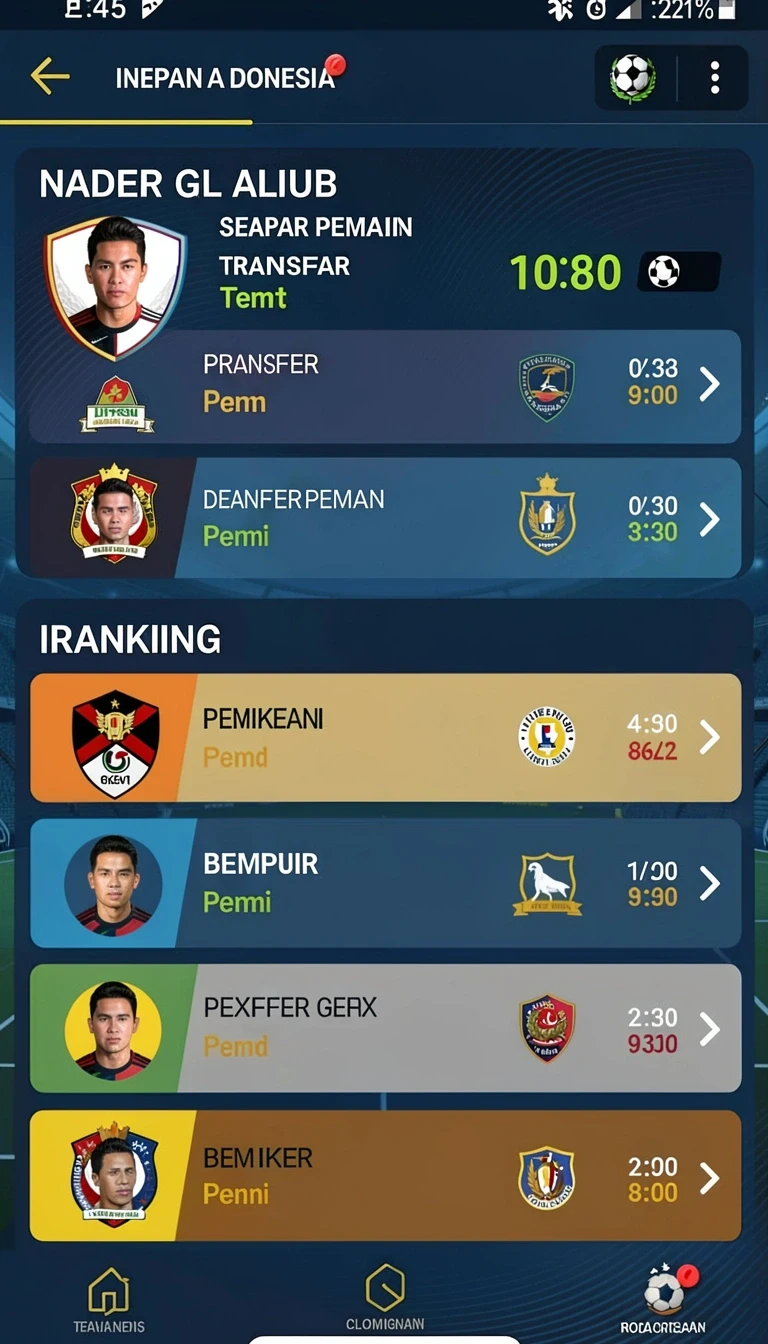 Tampilan utama aplikasi Review Aplikasi pc777 yang intuitif dan efisien.