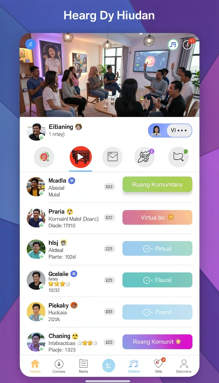 Tampilan utama aplikasi danavip App APK Terbaru yang intuitif dan efisien.